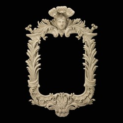 Benjamin Goodison Carved Painted Classical Mirror