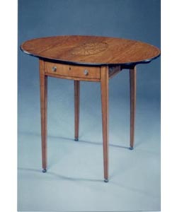 Inlaid Satinwood Pembroke Table