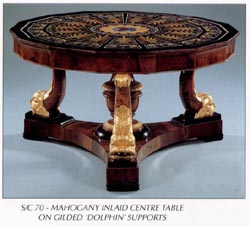 Mahogany Inlaid Centre Table