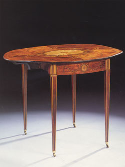 Inlaid Mahogany Pembroke Table