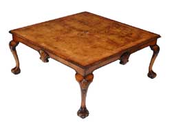 Coffee Table on Queen Anne Legs