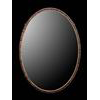 Large Irish Oval Pink Facets Mirror