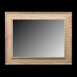 Greek Key Overmantle Mirror