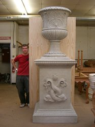 Custom Large Urn on Stand