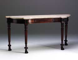 Regency Concave Serving Table