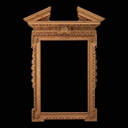 William Kent Carved Giltwood Architectural Mirror