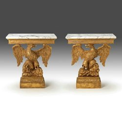 William Kent Carved Giltwood Eagle Table