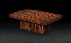 Centre Table in Crown Macassar Ebony