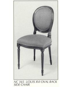 Louis XVI Oval Back Side Chair