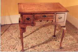 3 Drawer Q. Anne Walnut Lowboy