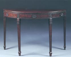 George III Semi-elliptical Mahogany Pier Table