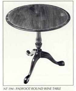 Padfoot Round Wine Table