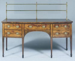 George III St Bow Fronted Sideboard