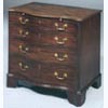 George II Style Small Serpentine Chest