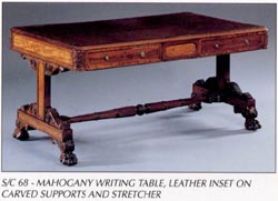 Mahogany Writing Table