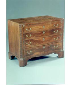 Large Serpentine Chest of Drawers