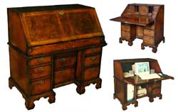 Queen Kneehole Bureau