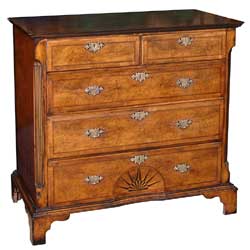 Georgian Five Drawer Chest